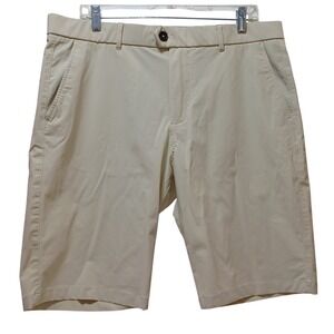 Greyson Golf Mens 36 Montauk Sport Shorts Tan Performance Stretch 10 In Stretch